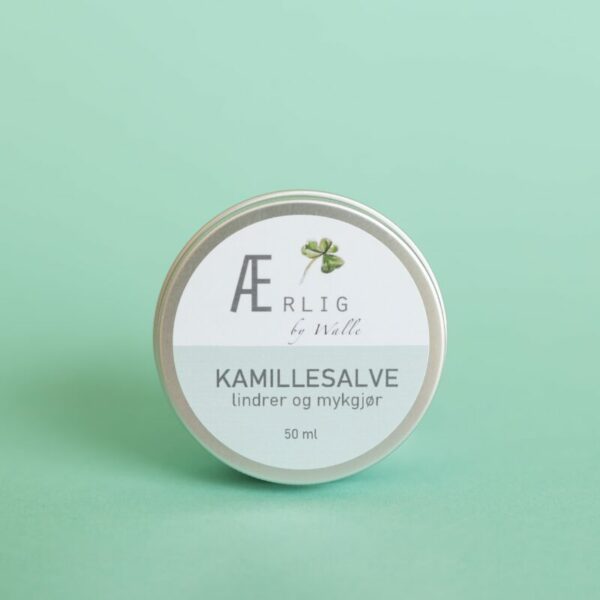 Foto Kamillesalve fra Ærlig by Walle