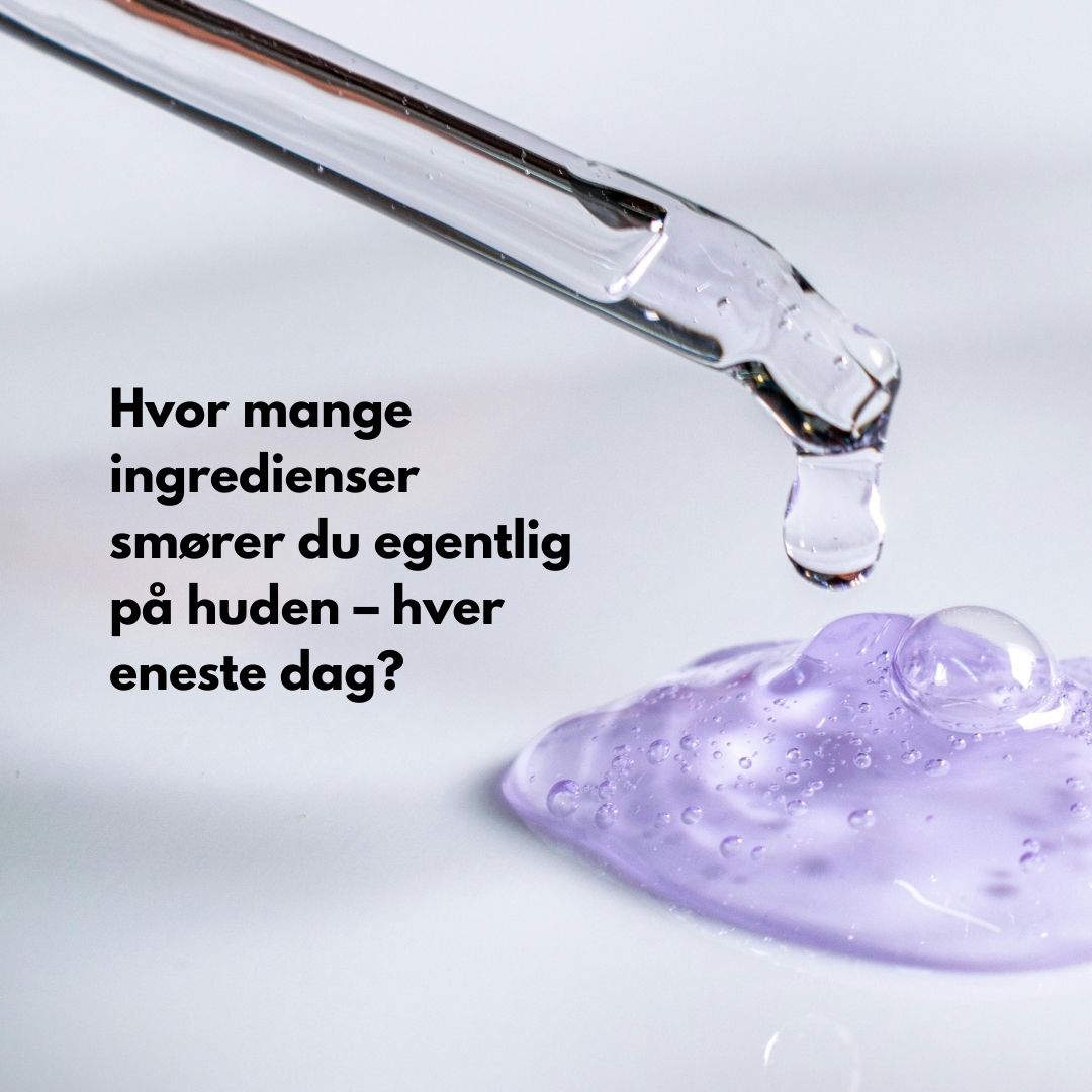 foto lilla serum - hudpleie med kjemikalier