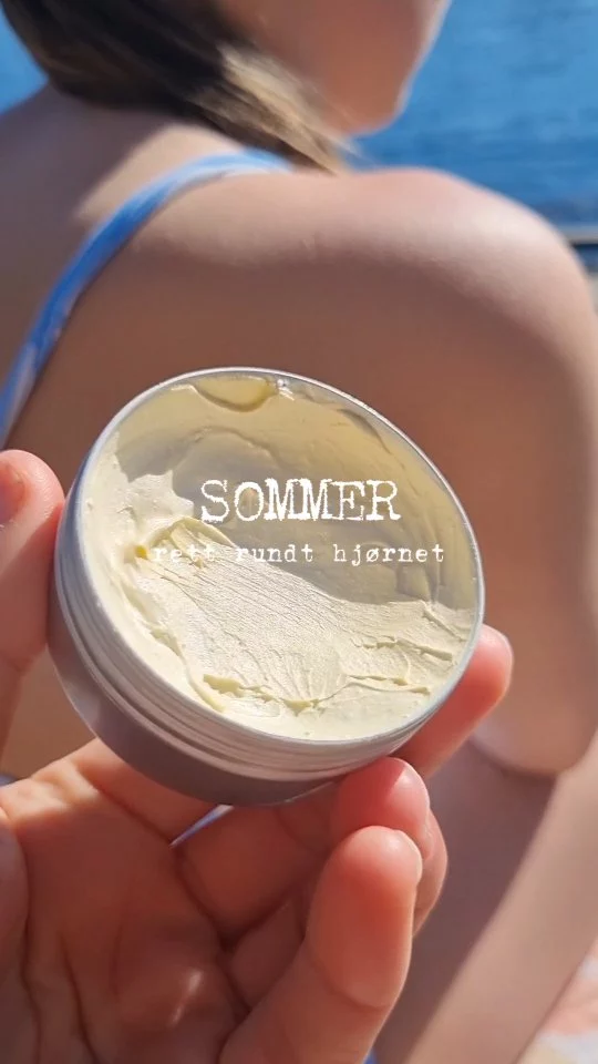 #ærligbywalle #naturlighudpleie #naturligerbest #naturligsolkrem #solkrem #solfaktor #solfilter #naturligsolfilter #fysisksolfilter #talgkrem #sommerhud #beskytthuden #solbeskyttelse #solkremtilbarn #norwegianmade #vielskersol