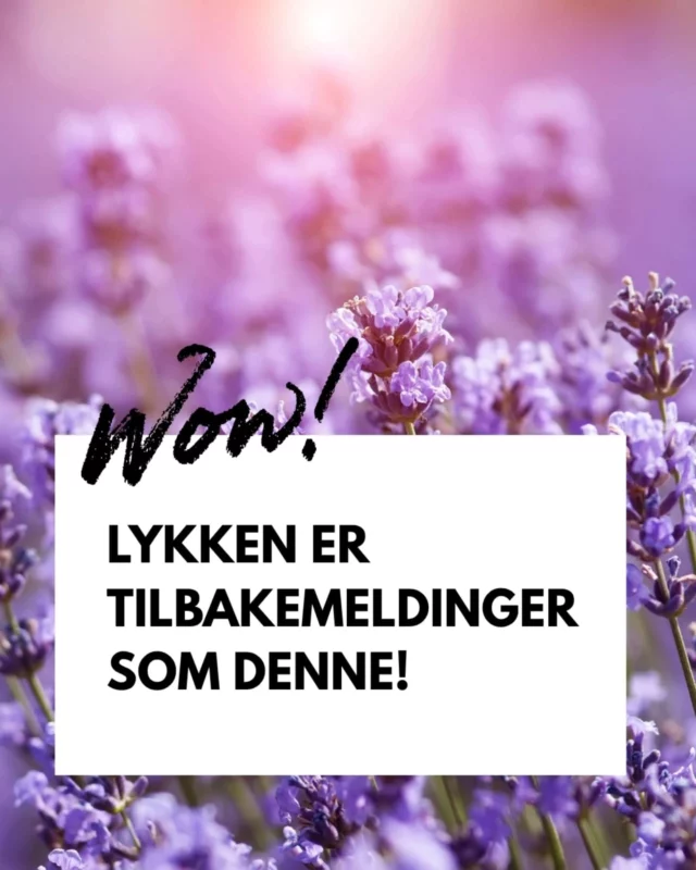 YES!🤩 Noe av det beste med jobben vår er uten tvil når vi får gode tilbakemeldinger❤️ Tusen hjertelig takk til dere som tar dere tid til å klikke dere inn på nettsiden vår og skrive noen ord. Vi setter SÅ stor pris på det!!! Det varmer oss langt inn i hjertet!❤️

Varme hilsner fra Ærlig jentene 😘 

.
.
.
.

#ærligbywalle #takknemlig #tilbakemeldinger #godekunder #dintilbakemelding #ansiktskrem #lavendel #talgkrem #tallow #talgtilhuden #hudkrem #hudkremmedtalg #storfetalg #tradisjonellhudpleie